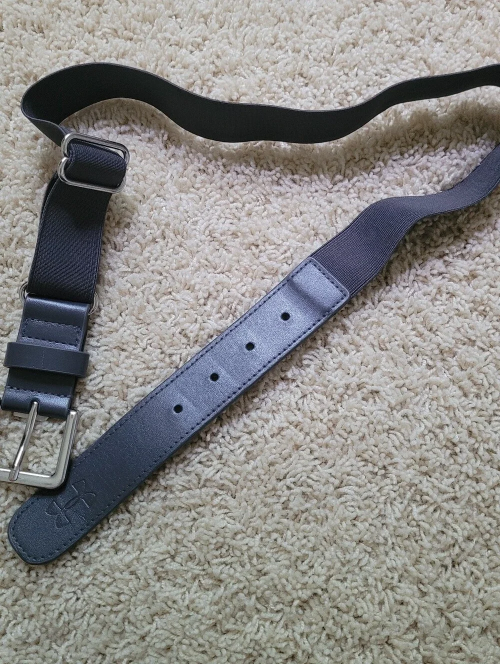 Under Armour Youth Baseball Belt Gray Adjustable OSFA